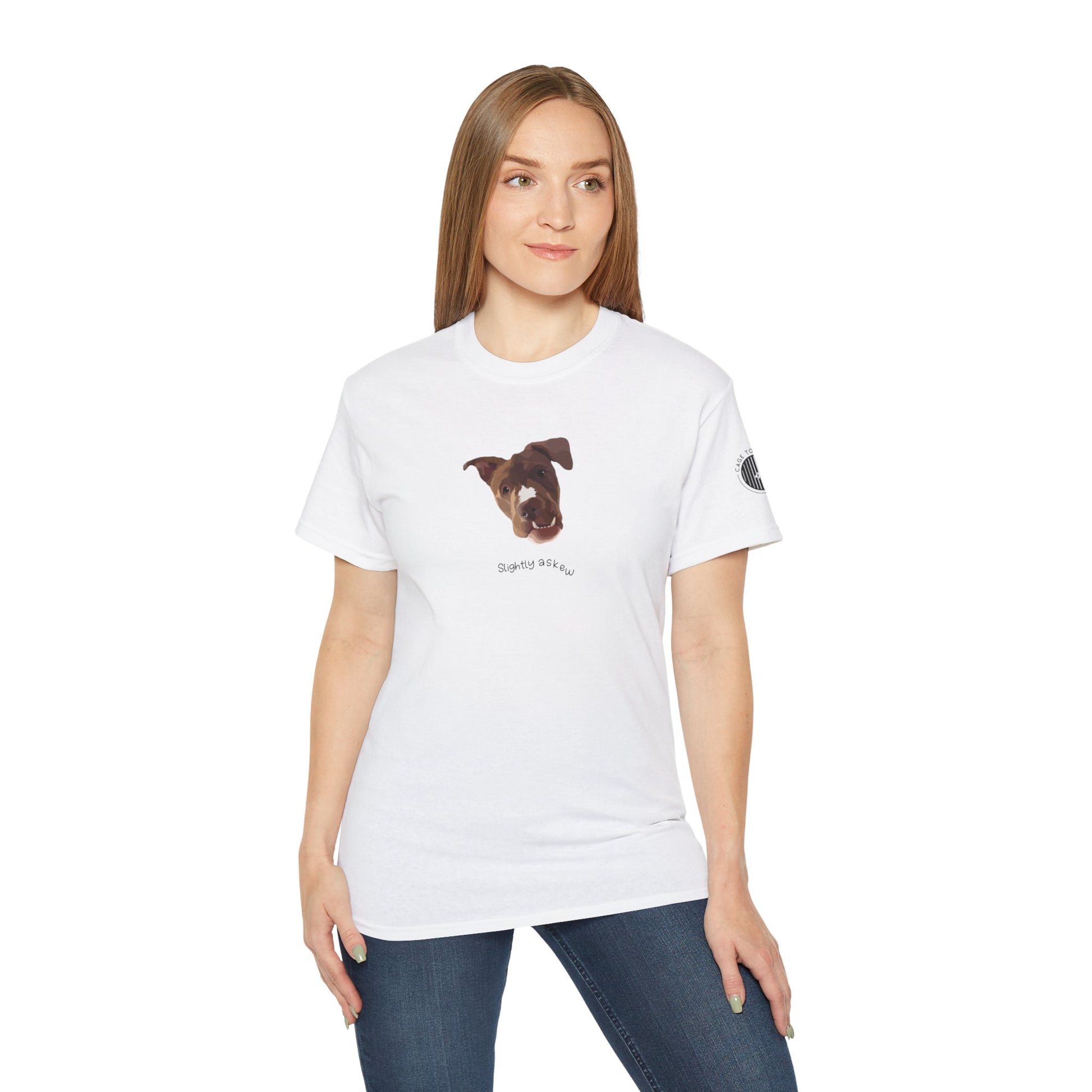 Luna "Slightly Askew" Ultra Cotton Tee - Unisex