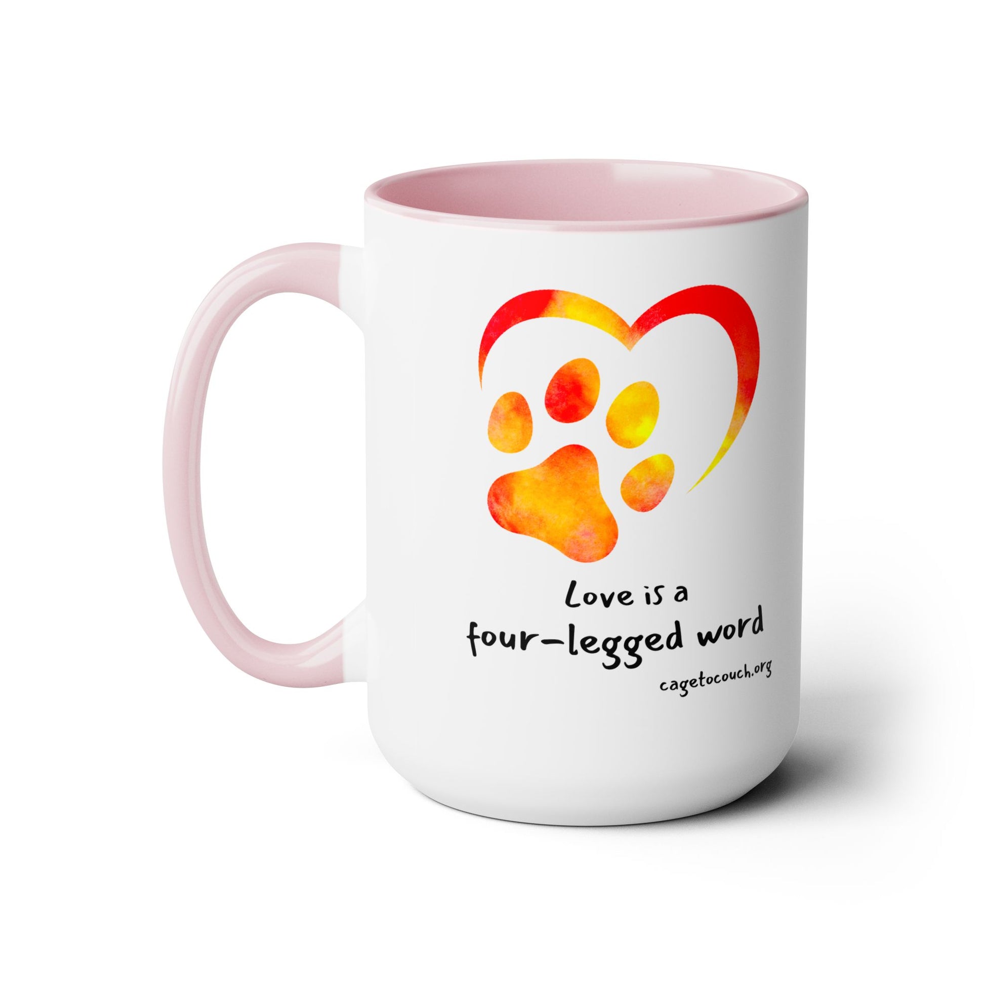 Love Is A Four-Legged Word Mug