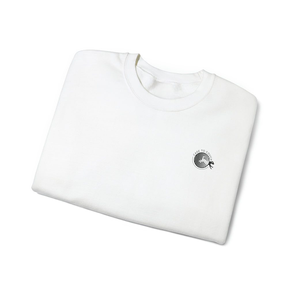 Cage to Couch logo; Unisex Heavy Blend™ Crewneck Sweatshirt