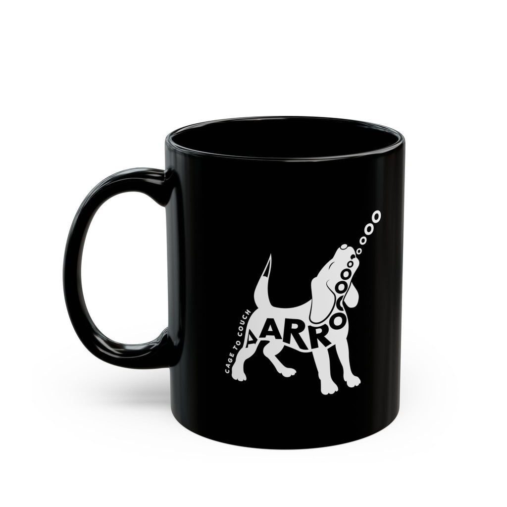 Arrooo! Beagle Black Mug