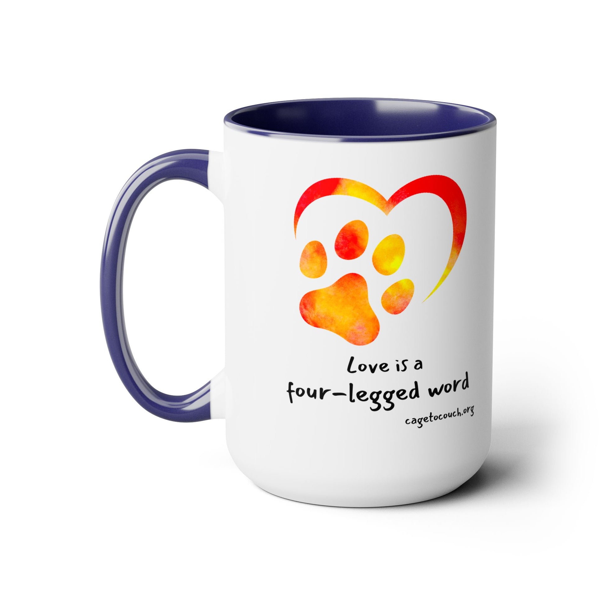 Love Is A Four-Legged Word Mug