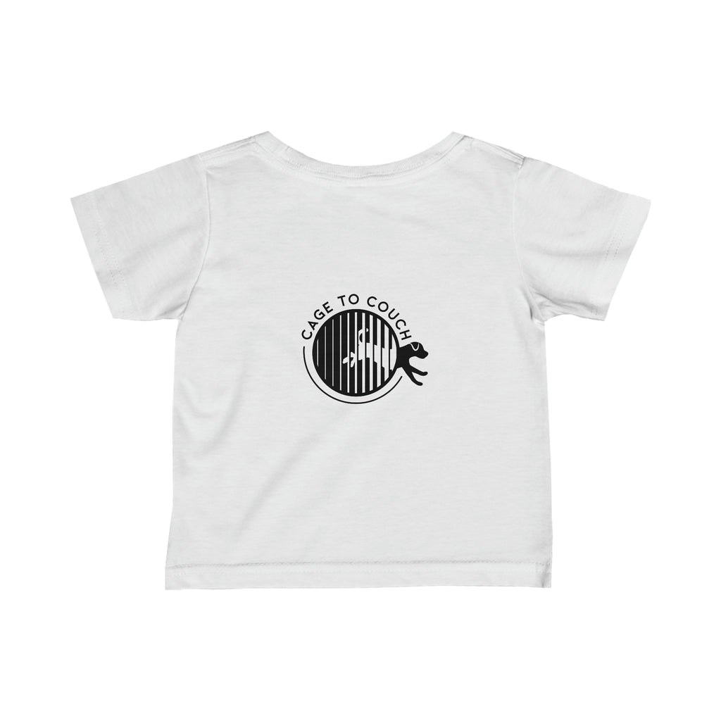 Luna "Slightly Askew" Infant Fine Jersey Tee