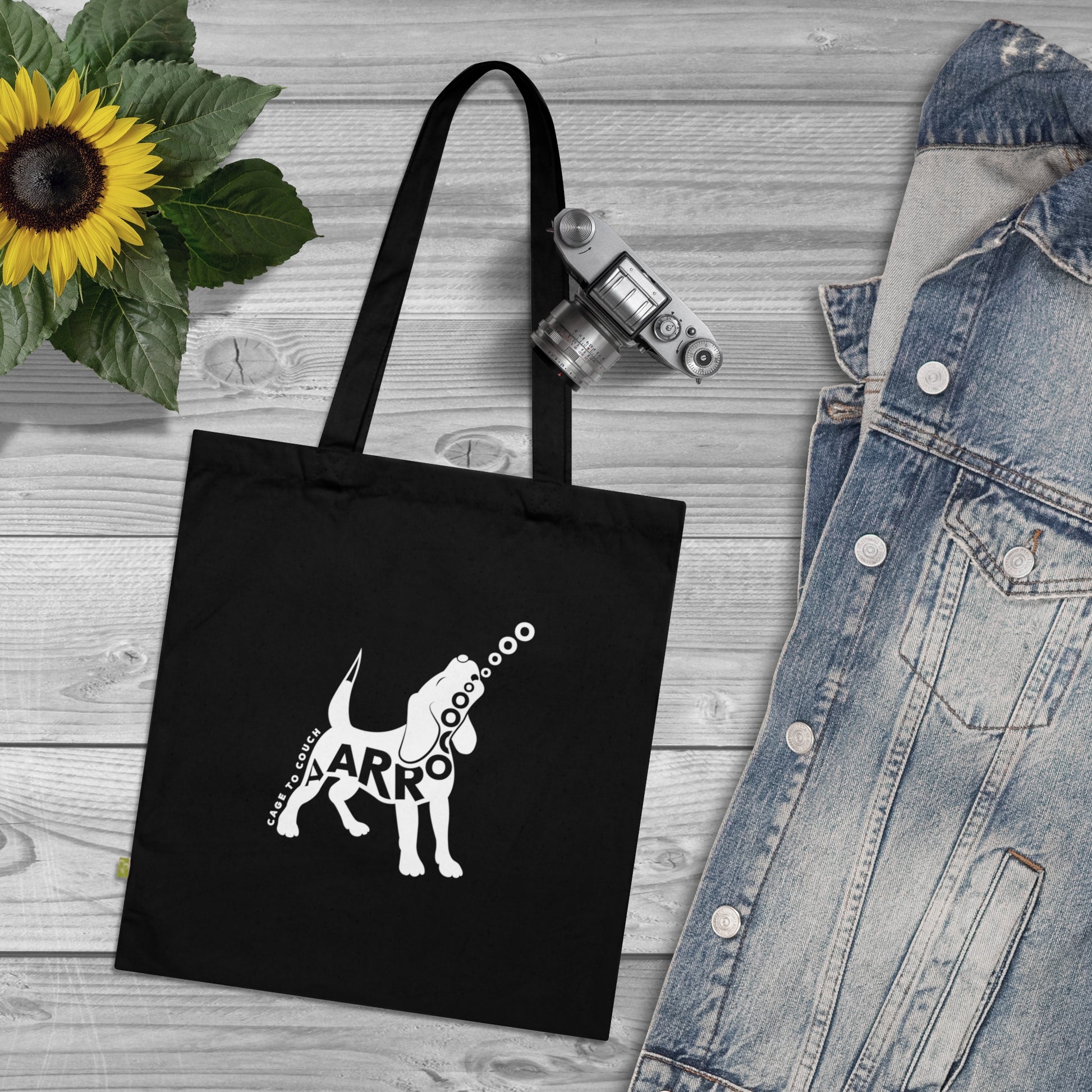 Arroo with C2C Logo Organic Cotton Tote Bag