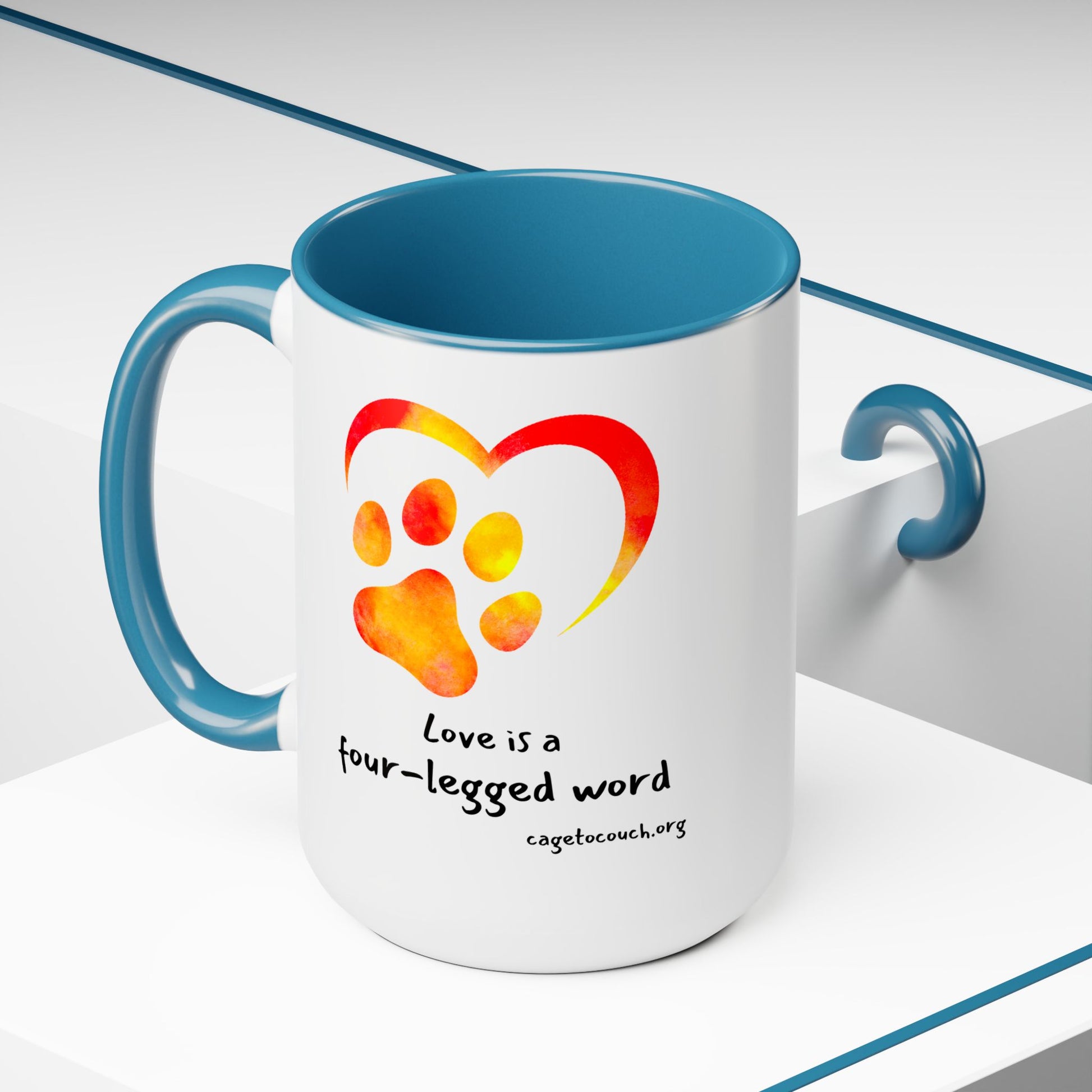 Love Is A Four-Legged Word Mug