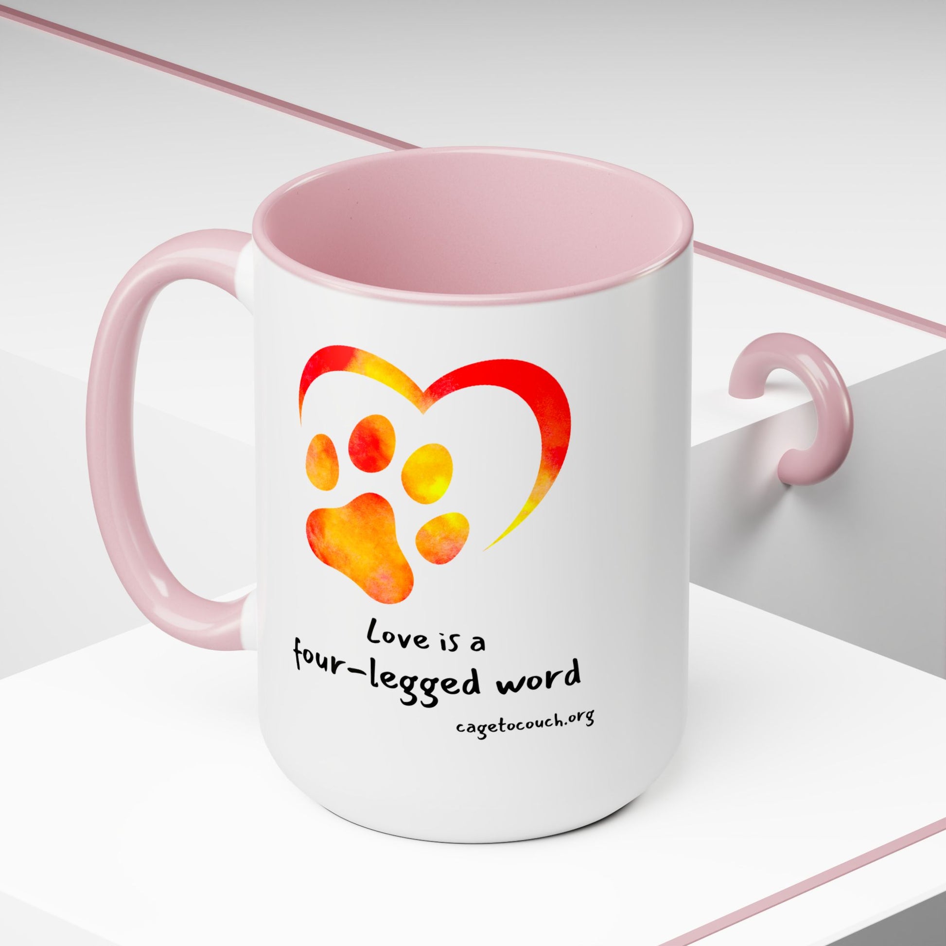Love Is A Four-Legged Word Mug