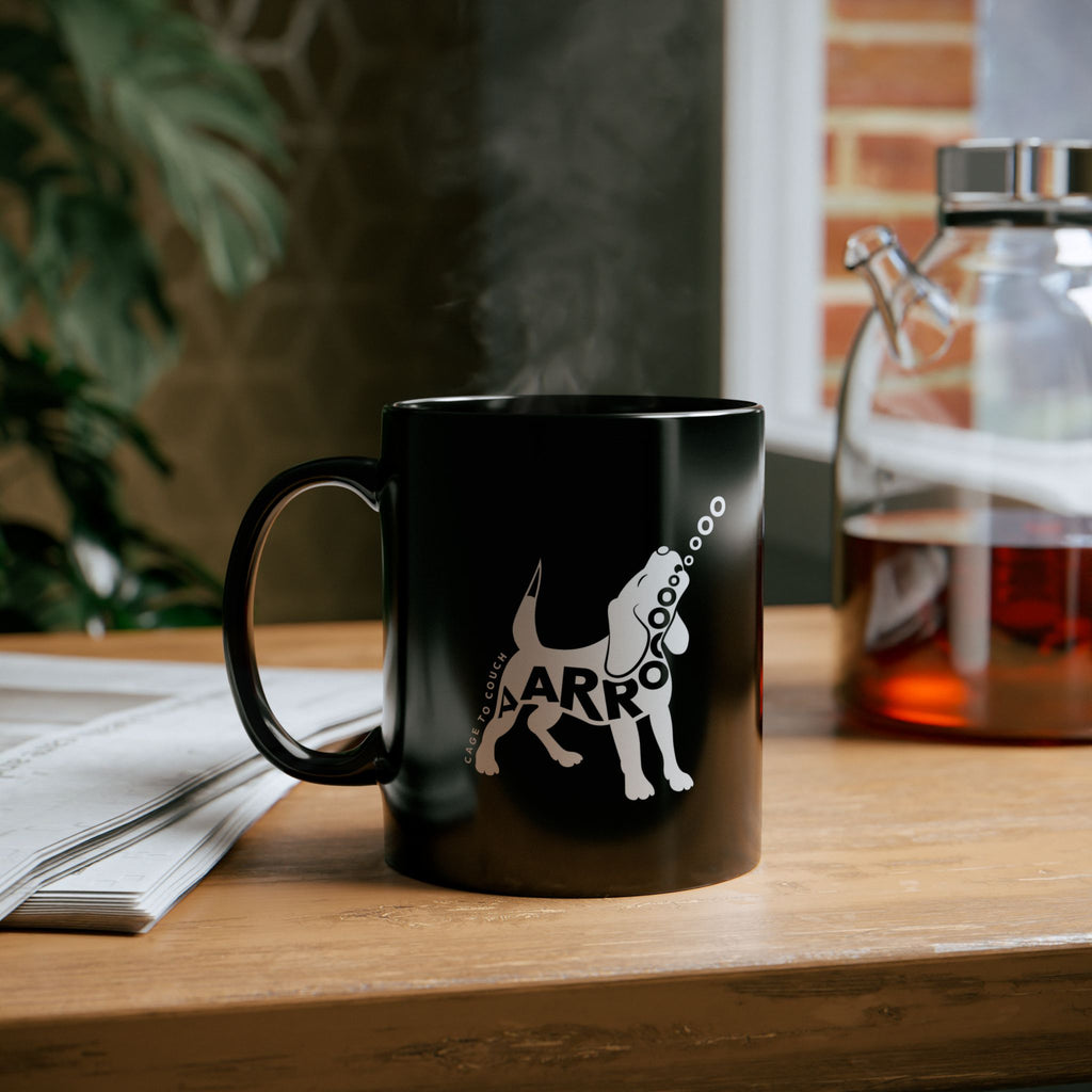 Arrooo! Beagle Black Mug