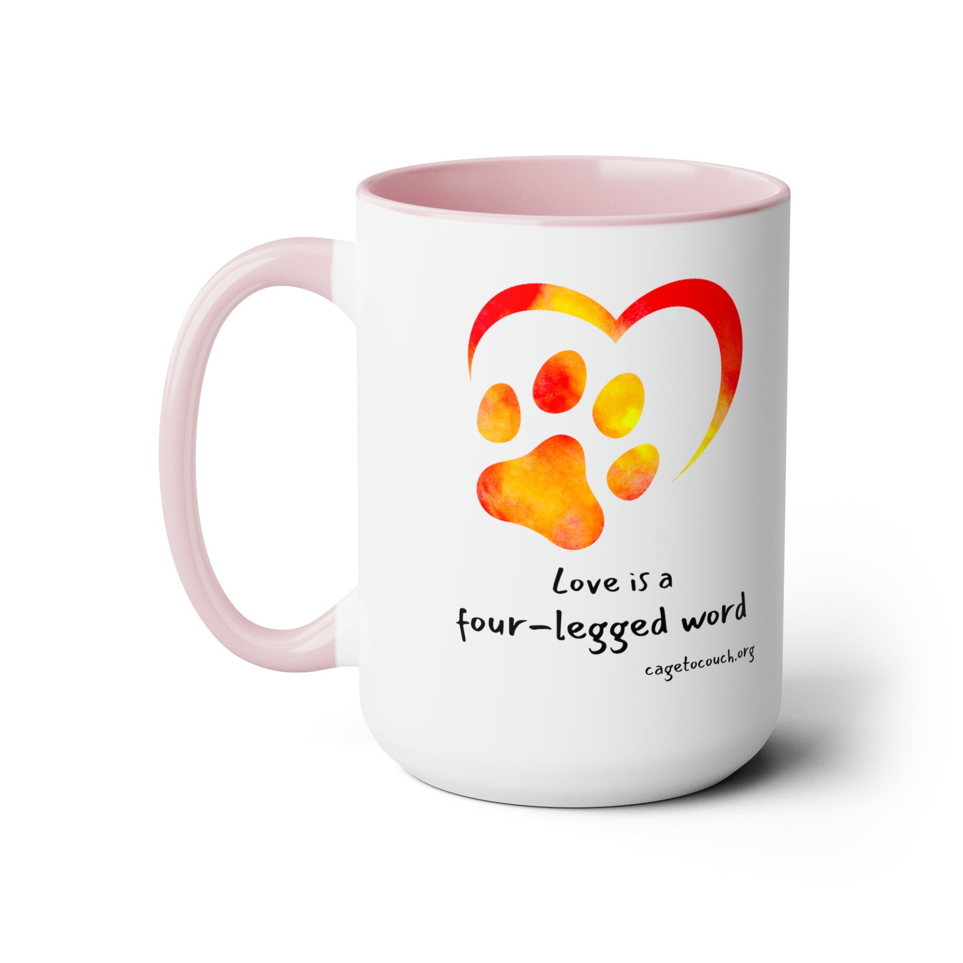 Love Is A Four-Legged Word  Mug