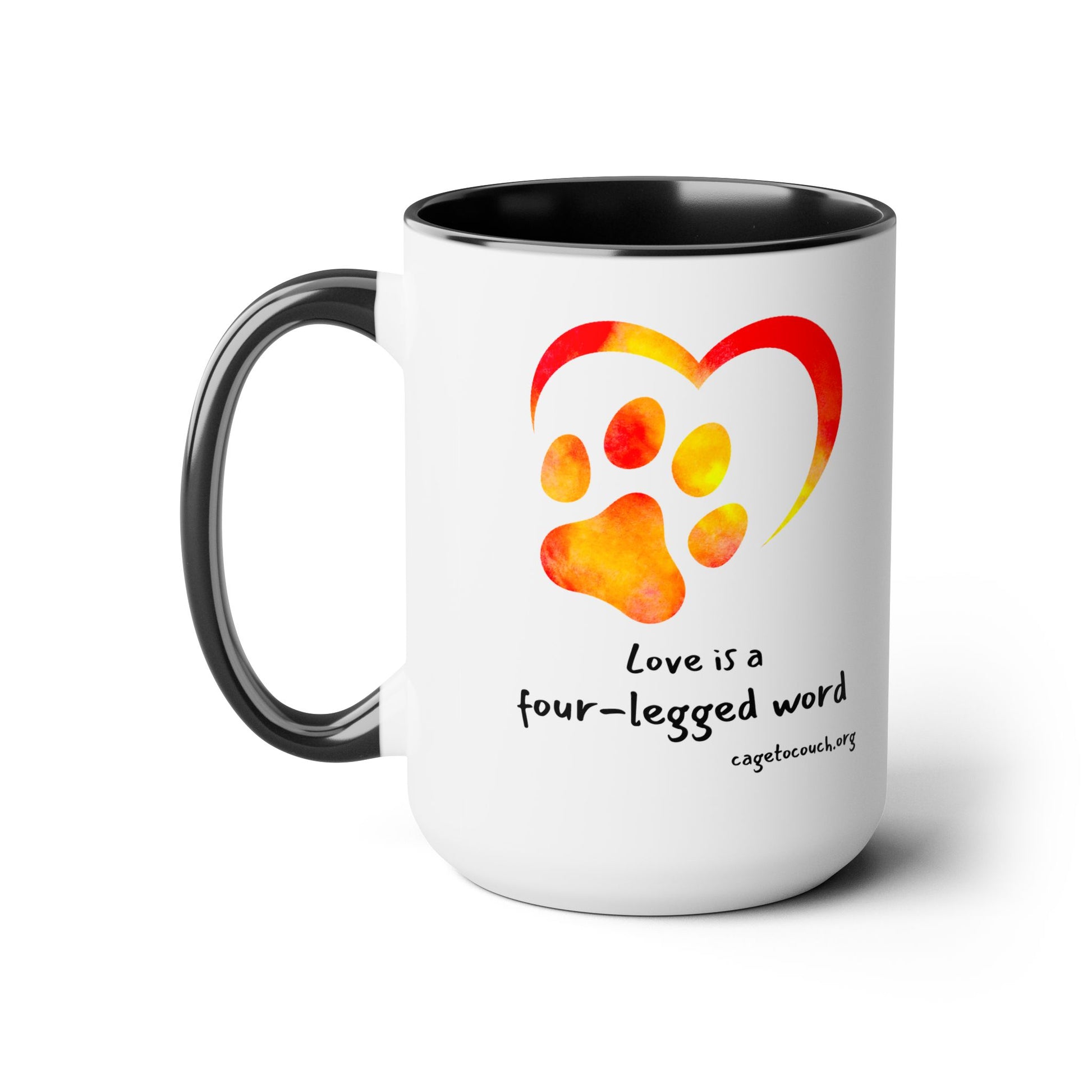 Love Is A Four-Legged Word Mug