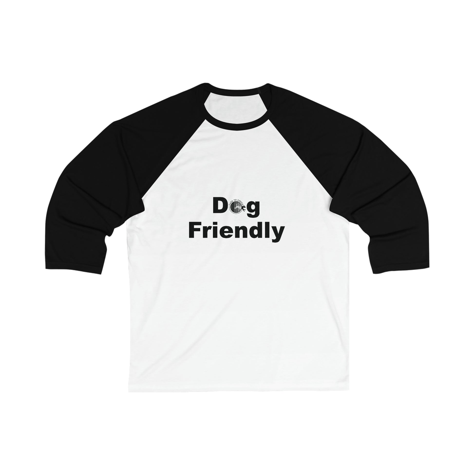Dog Friendly Unisex 3\4 Sleeve Baseball Tee