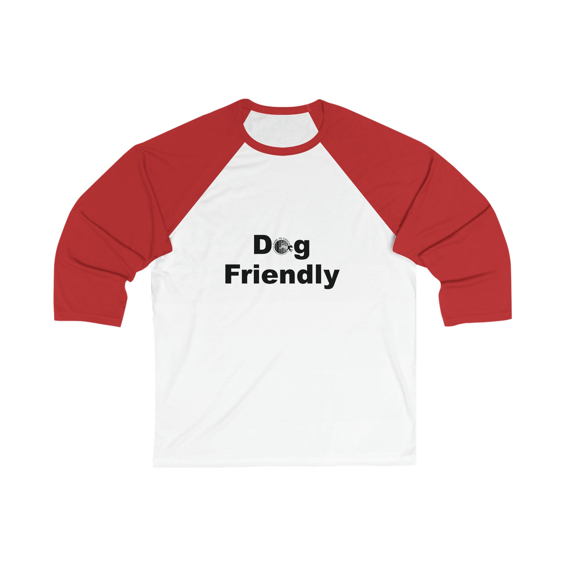 Dog Friendly Unisex 3\4 Sleeve Baseball Tee