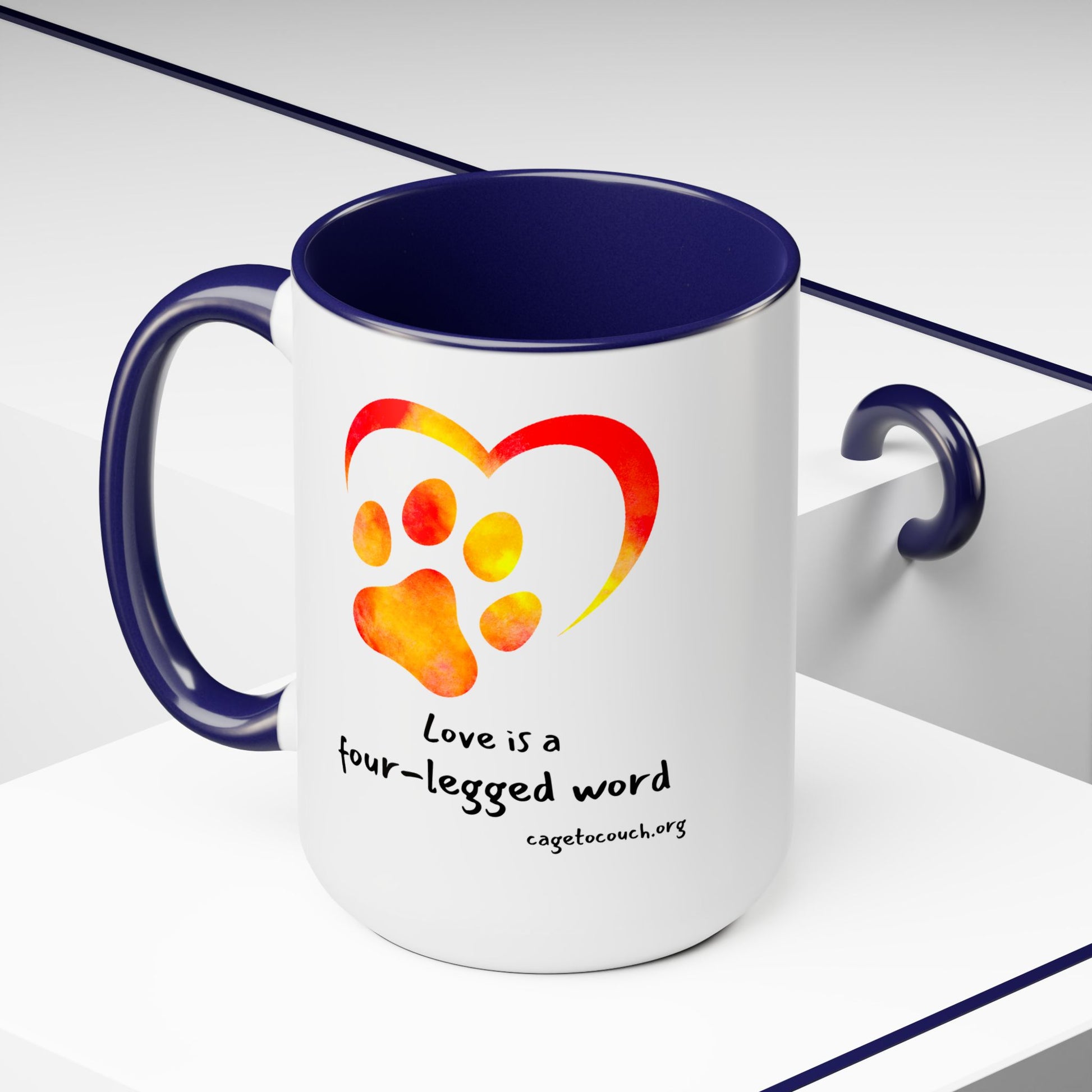 Love Is A Four-Legged Word Mug