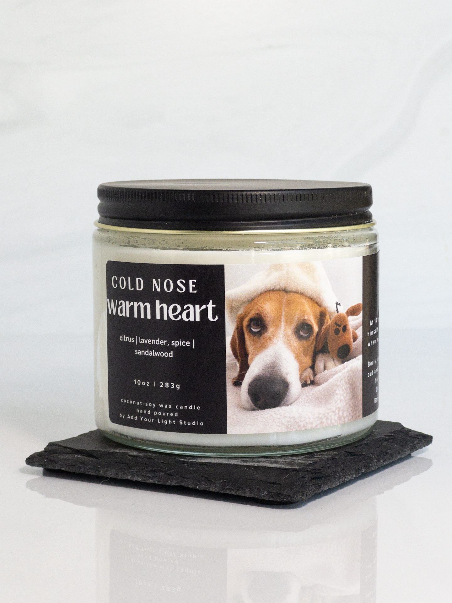 Cold Nose, Warm Heart Candle